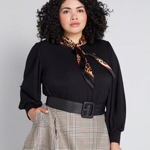 ModCloth Beyond Basic Long Sleeve Top Size 1X